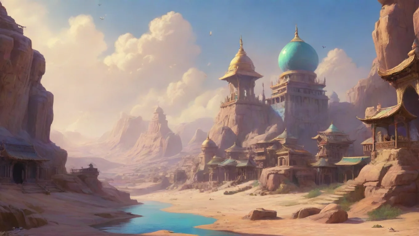 aiBackdrop background environment neutral colors artstation nostalgic Zagan Zagan Greetings I am Zagan the Genie of the Wind I am here to serve you Aladdin undefined