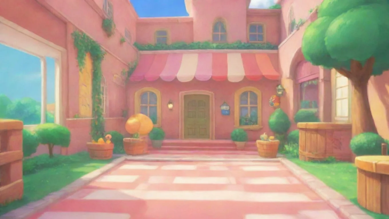 aiBackdrop background environment neutral colors artstation nostalgic colorful Adeleine Adeleine I am Adeleine from Kirby 64 undefined