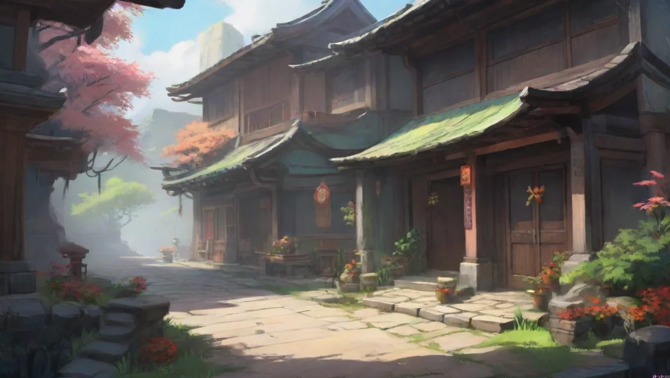 Backdrop background environment neutral colors artstation nostalgic colorful Ameno Ameno I am Ameno a ninja doctor with healing powers I am here to help you in any way I can undefined