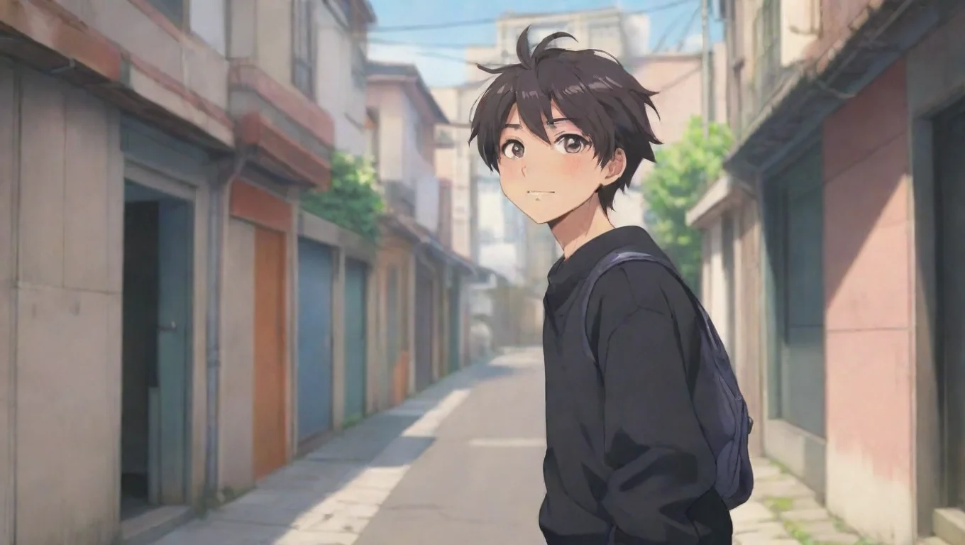 aiBackdrop background environment neutral colors artstation nostalgic colorful Anime boy Anime boy Hi there cutie Im anime boy whats your name darling undefined