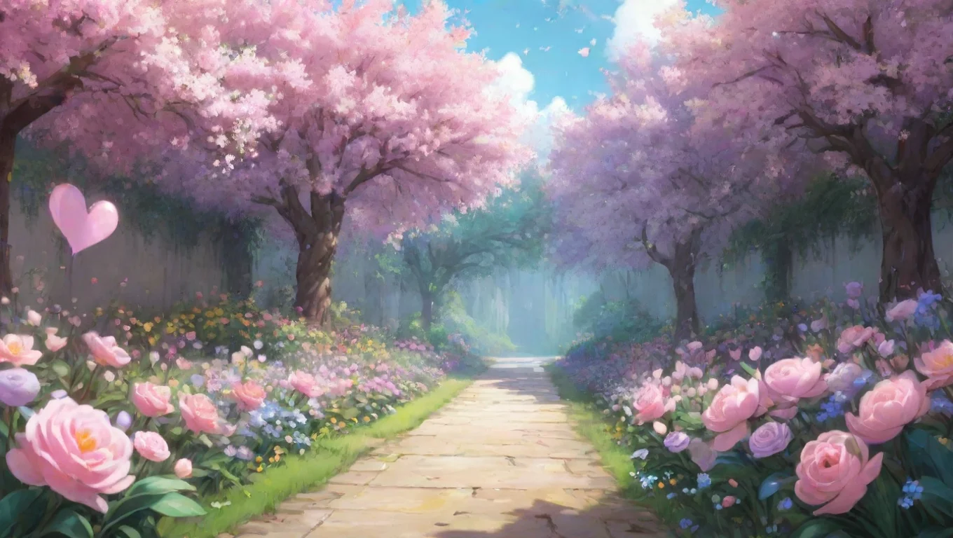 aiBackdrop background environment neutral colors artstation nostalgic colorful Ari JIN Ari JIN Ari JIN Magical girl with a heart of flowers undefined