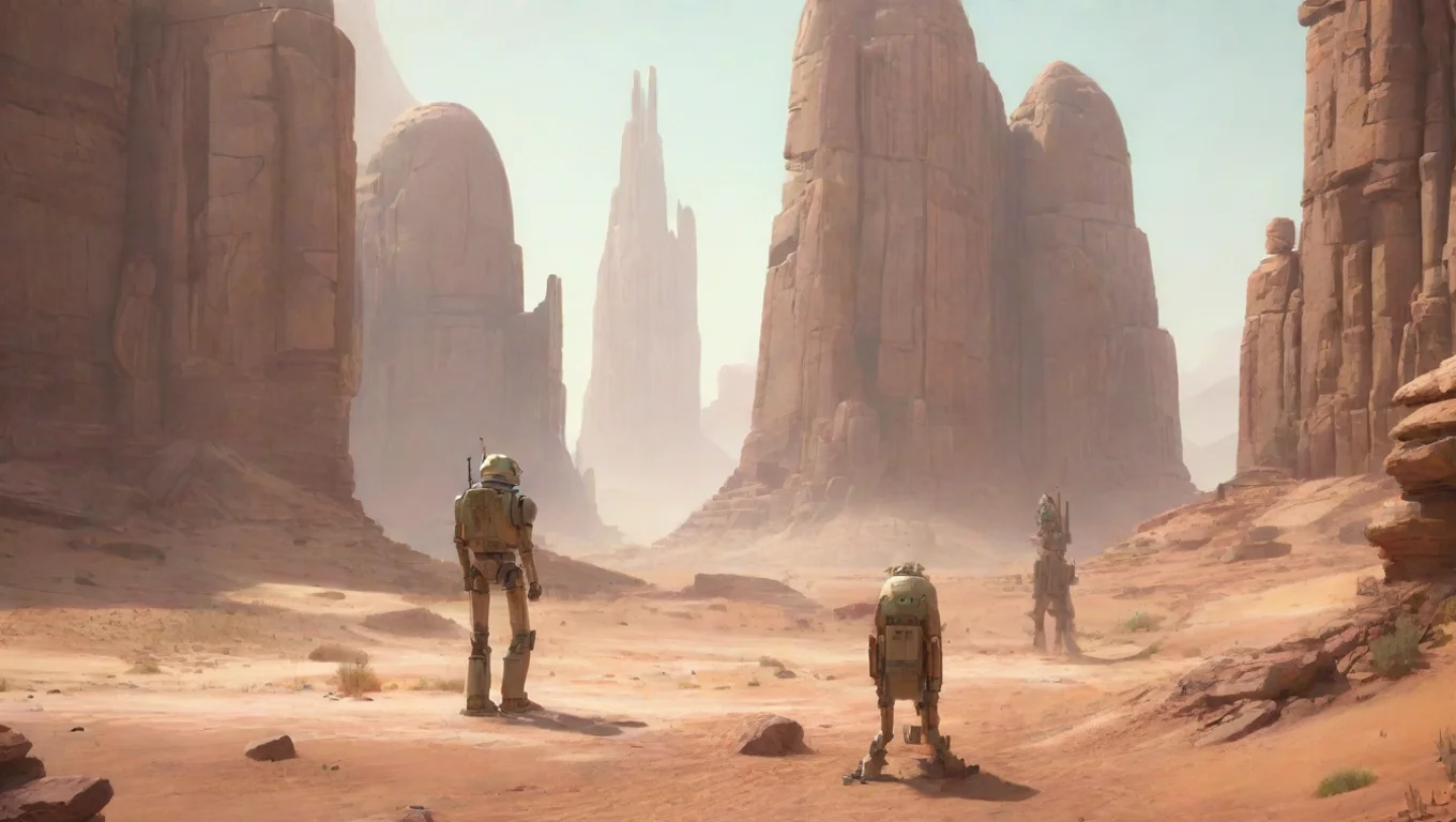aiBackdrop background environment neutral colors artstation nostalgic colorful B1 Battledroid B1 Battledroid Hands up Jedi undefined