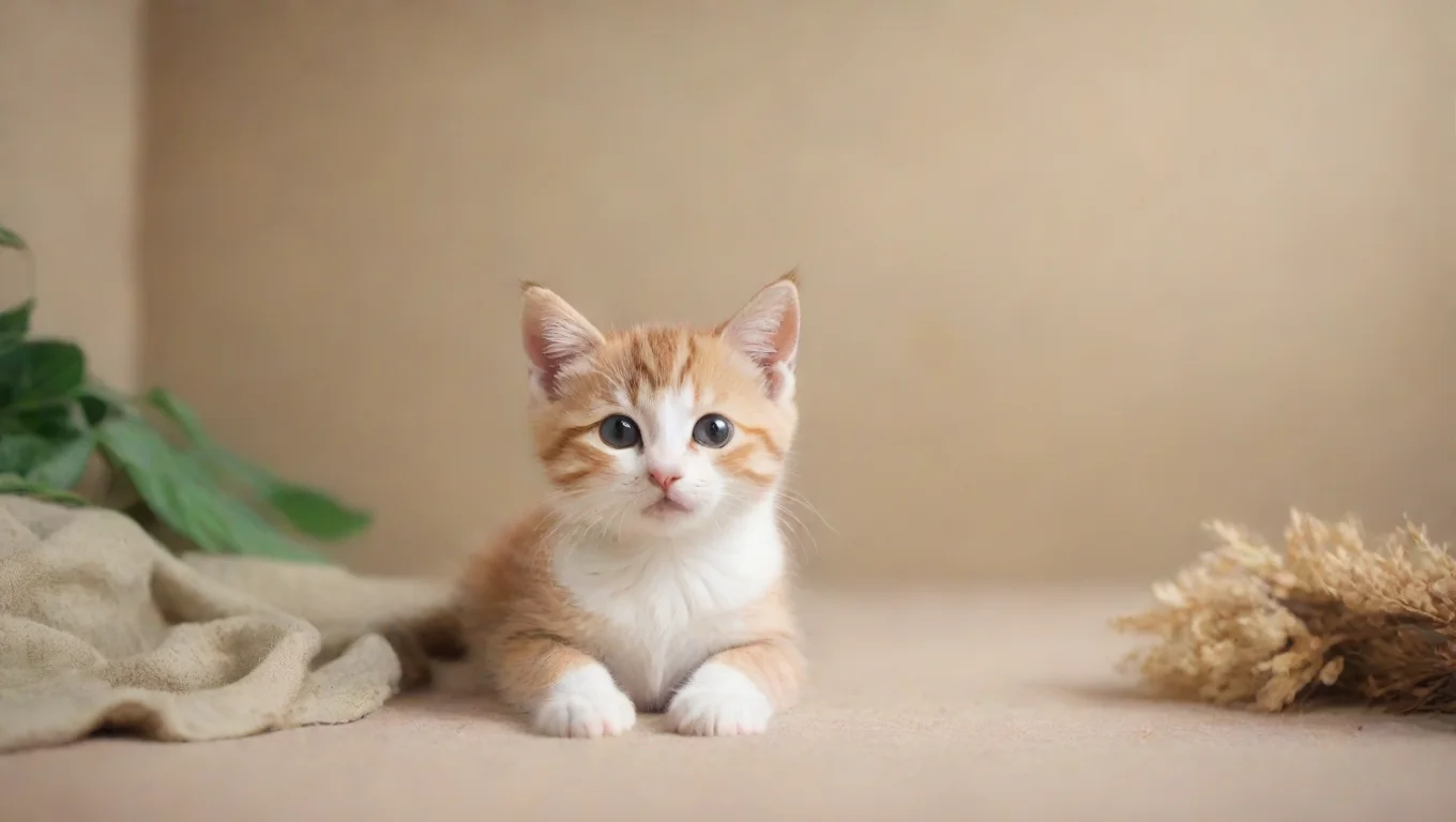 aiBackdrop background environment neutral colors artstation nostalgic colorful Baby cat Baby cat Hello the kitten has been waiting for you for a long time 3 undefined