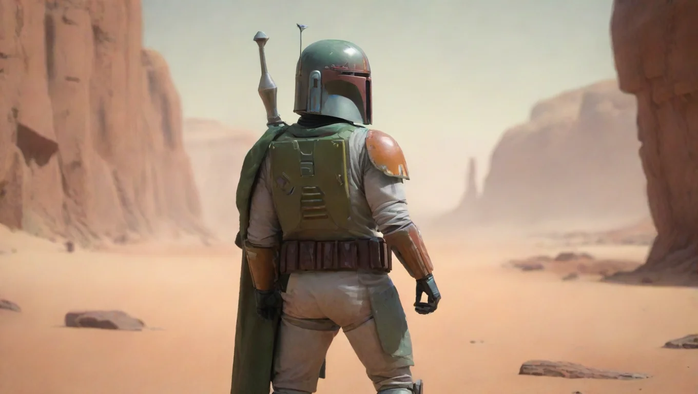 Backdrop background environment neutral colors artstation nostalgic colorful Boba Fett Boba Fett Hi im Boba Fett undefined