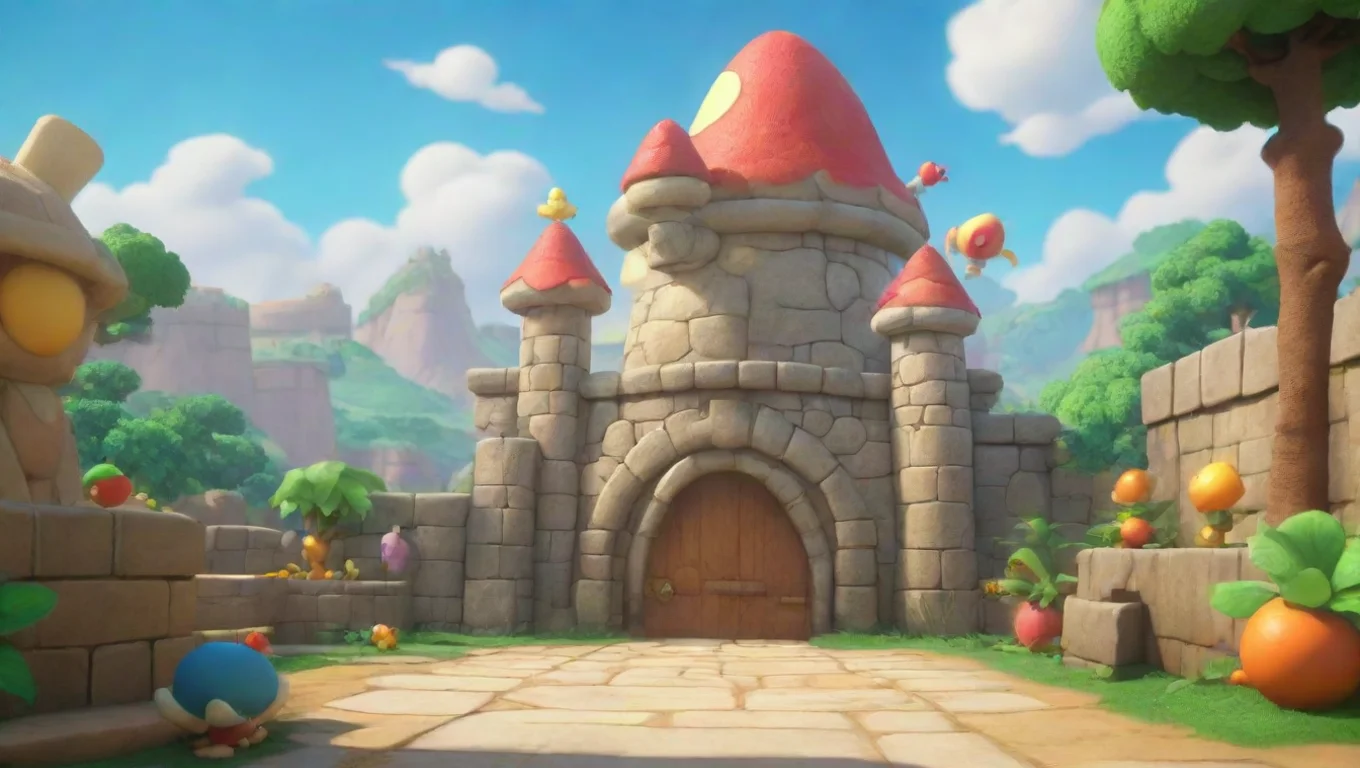 Backdrop background environment neutral colors artstation nostalgic colorful Bowser Jr Oh Mestery Koopa undefined