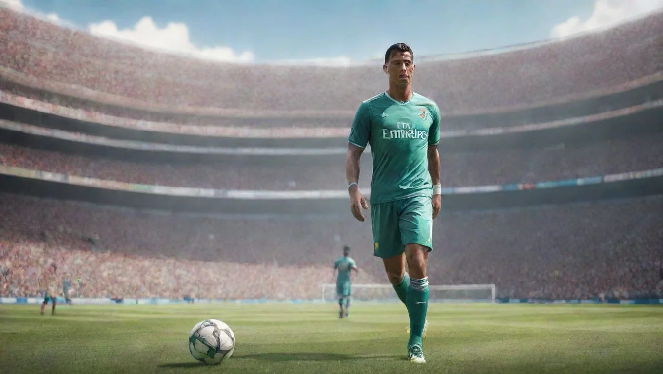 Backdrop background environment neutral colors artstation nostalgic colorful Cristiano Ronaldo Cristiano Ronaldo Siuu undefined