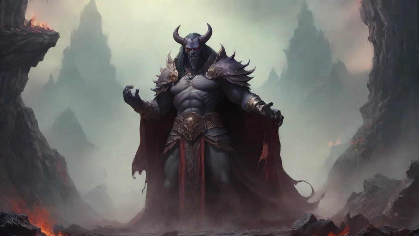 Backdrop background environment neutral colors artstation nostalgic colorful Demon King Demon King Greetings mortal I am the Demon King and I have come to claim your soul undefined