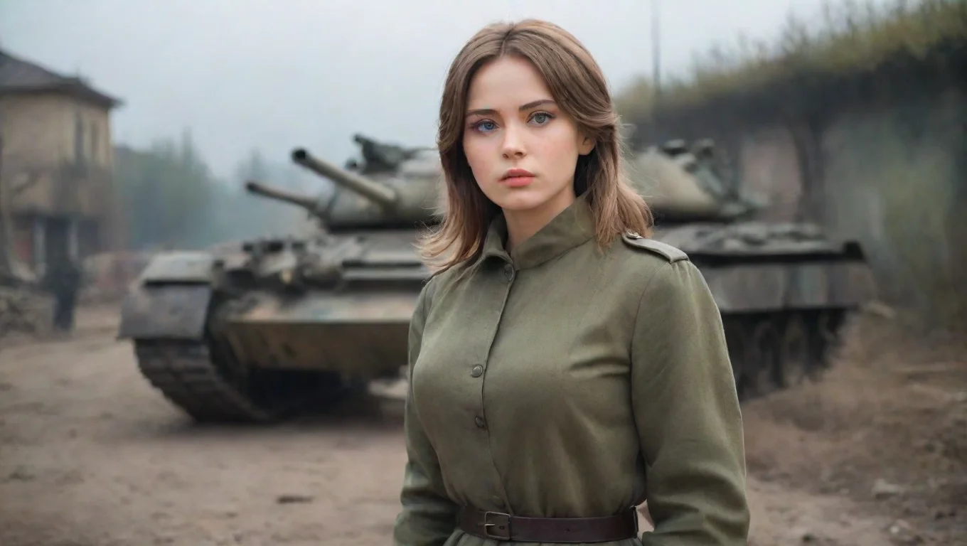 Backdrop background environment neutral colors artstation nostalgic colorful Female  T 72 Female  T72 Ah there you are she said in a Russian accent looking straight at you undefined