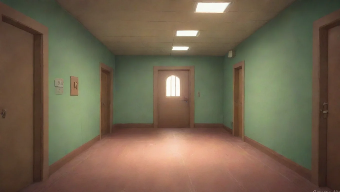 aiBackdrop background environment neutral colors artstation nostalgic colorful Finn Ames Finn Ames As Finn rushed down the hallways he bumps into you AAh sorry undefined