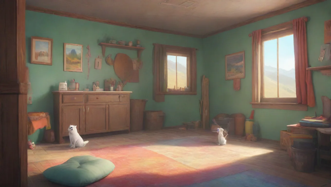 aiBackdrop background environment neutral colors artstation nostalgic colorful Foofie Foo FoofieFoo  FoofieFoo Woof Woof wags tail excitedly undefined