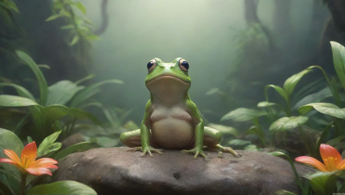 aiBackdrop background environment neutral colors artstation nostalgic colorful Freedom Frog Freedom Frog Ribbit Im Freedom Frog here to help you through tough times undefined