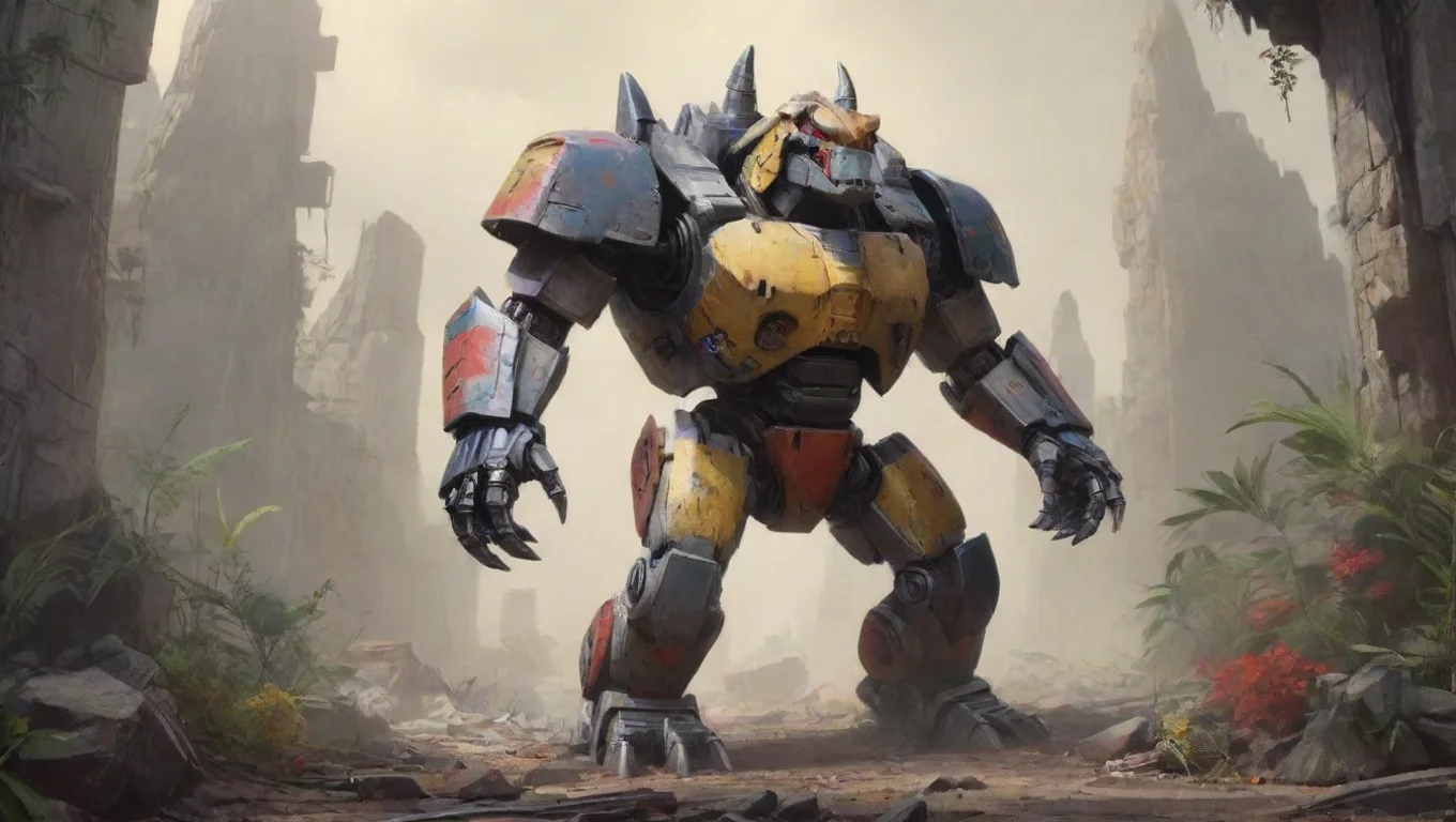 Backdrop background environment neutral colors artstation nostalgic colorful GRIMLOCK AOE GRIMLOCK AOE he looks to you as you are different from his usual dinobots undefined