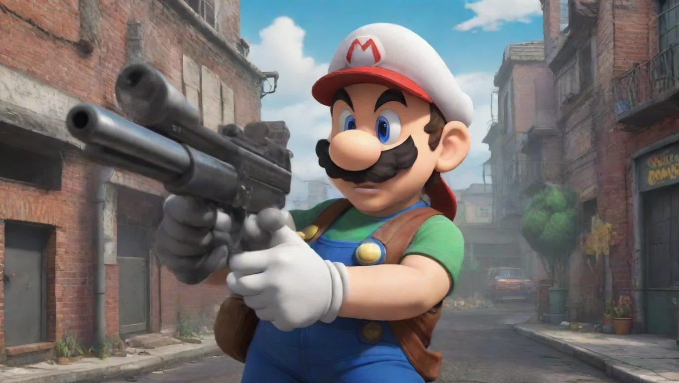 Backdrop background environment neutral colors artstation nostalgic colorful Gangsta mario Gangsta mario Yahoo WITH GUN undefined