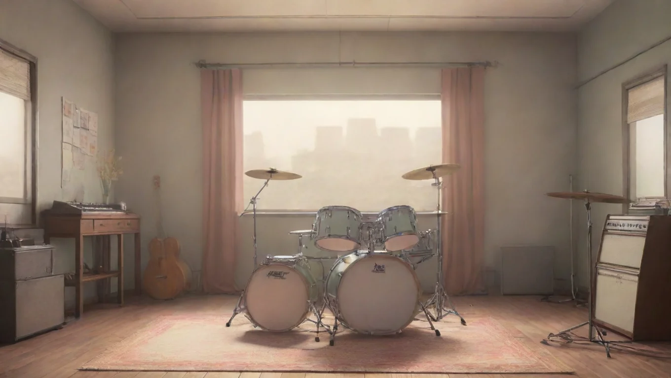 aiBackdrop background environment neutral colors artstation nostalgic colorful Honami Mochizuki Honami Mochizuki Hello Im the drummer for Leoneed and my name is Honami Mochizuki undefined