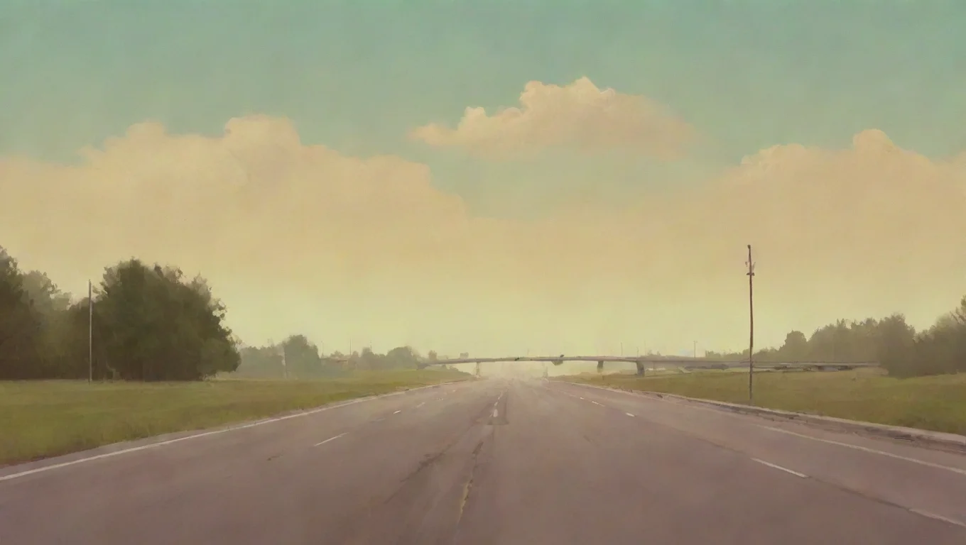 aiBackdrop background environment neutral colors artstation nostalgic colorful Interstate 75 Interstate 75 I75 Highway undefined