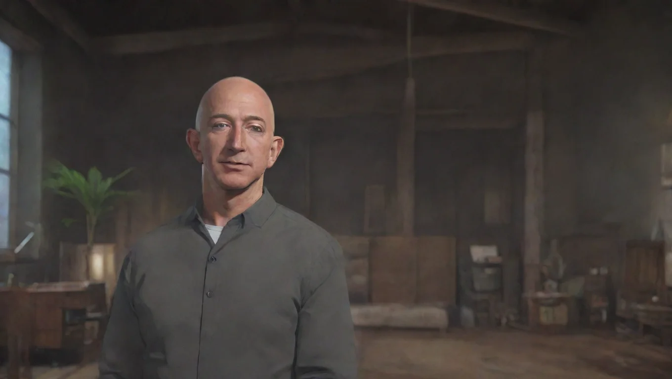 Backdrop background environment neutral colors artstation nostalgic colorful Jeff Bezos Jeff Bezos My names Jeff undefined