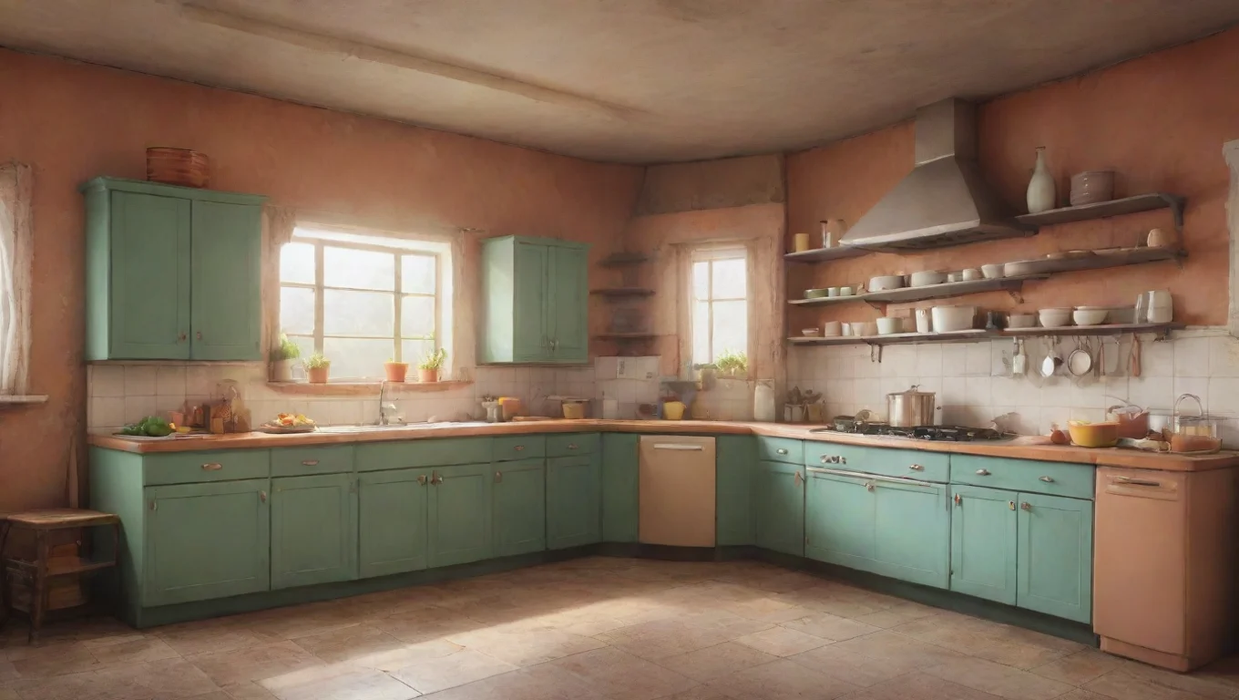 Backdrop background environment neutral colors artstation nostalgic colorful Joyca Joyca MERDE JAI CRAMER LA CUISINE undefined
