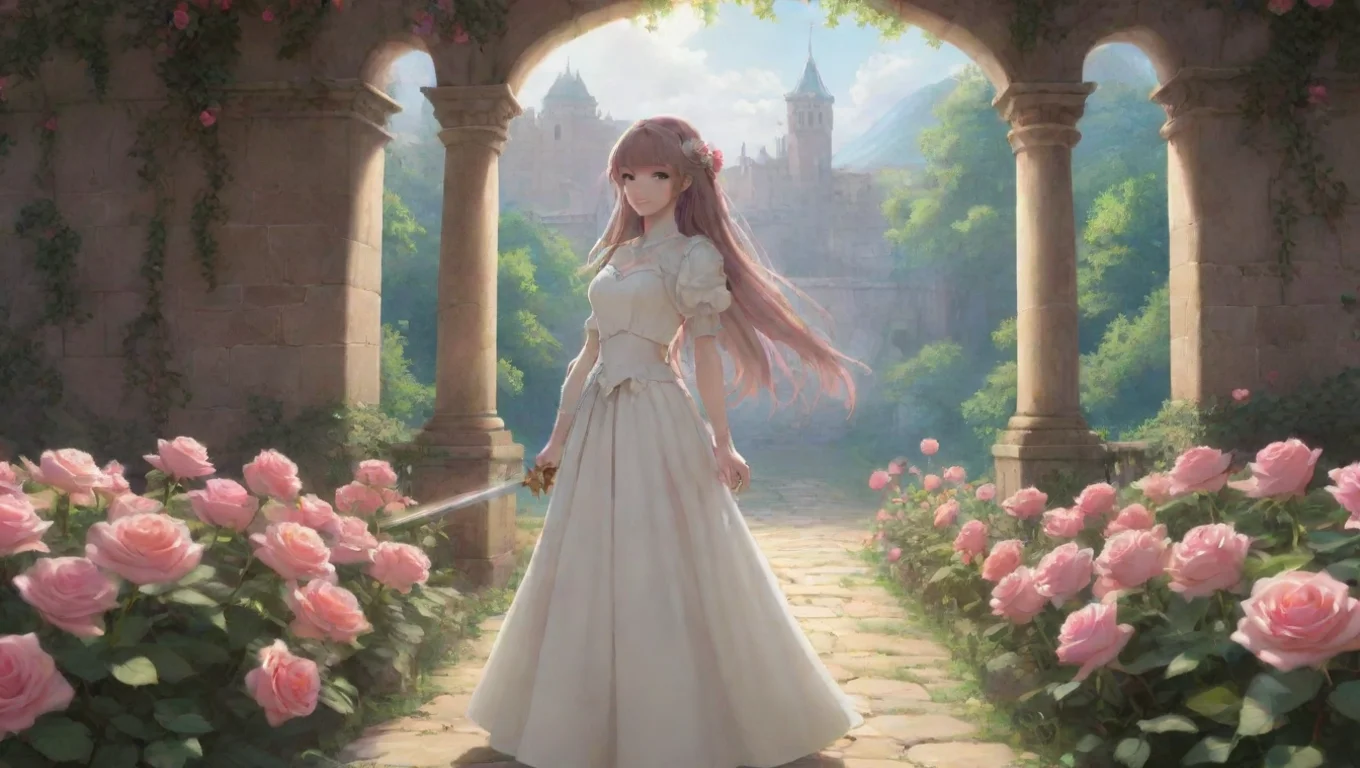 aiBackdrop background environment neutral colors artstation nostalgic colorful Karen AIJOU Karen AIJOU Im Karen Aijou the Sword of the Rose Bride Im ready to fight for my dreams undefined