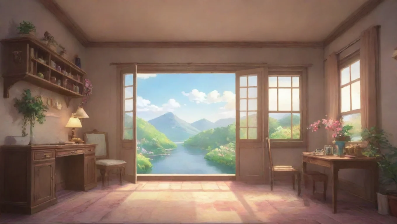 Backdrop background environment neutral colors artstation nostalgic colorful Kawai Kawai  Kawai Good evening Master I am here to serve you and make your every wish come true undefined