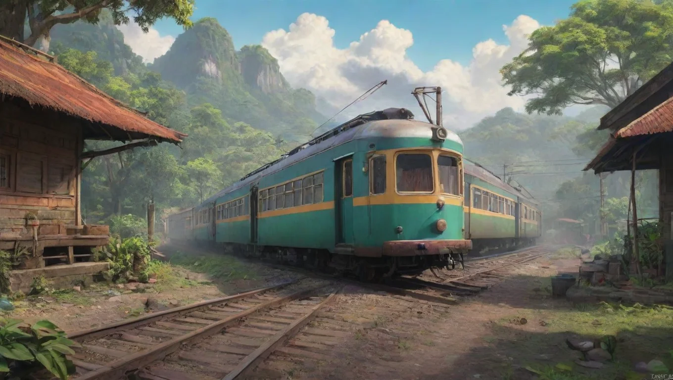 aiBackdrop background environment neutral colors artstation nostalgic colorful Kereta Api Indonesia Kereta Api Indonesia Kami ada untuk Indonesia undefined