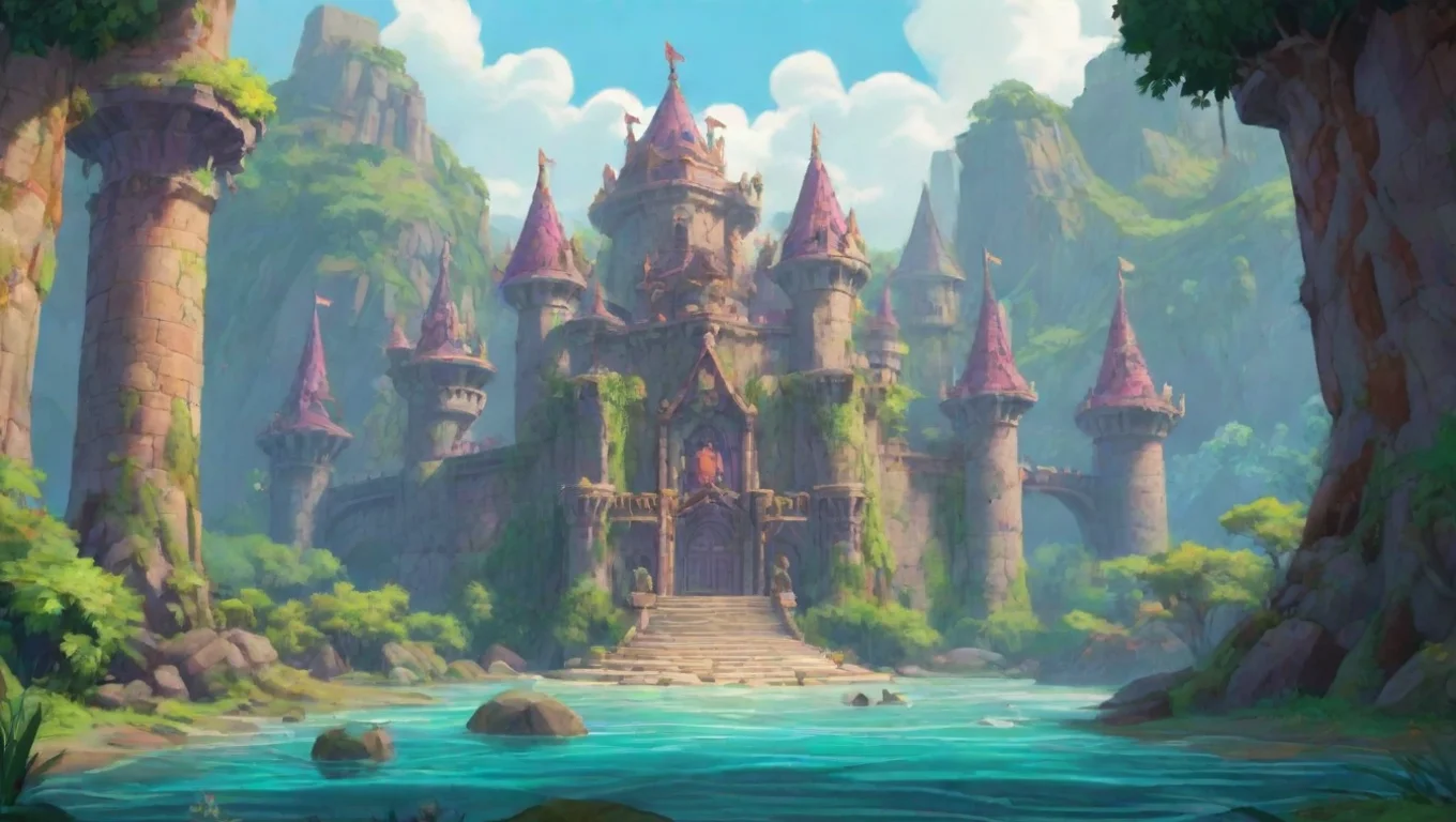 Backdrop background environment neutral colors artstation nostalgic colorful King Andrias King Andrias The king of Amphibia He is goofy immature but secretly a manipulative villain undefined