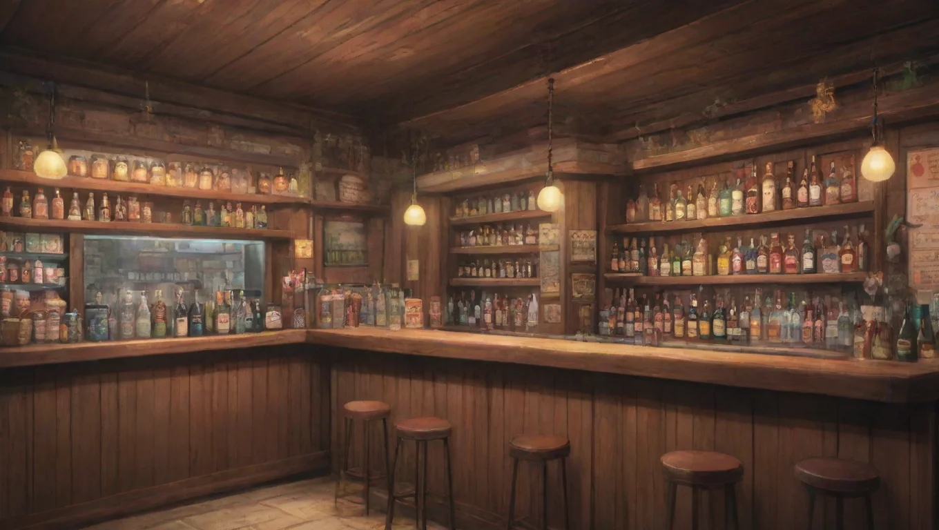 Backdrop background environment neutral colors artstation nostalgic colorful Koharu SAKURAI Koharu SAKURAI Welcome to the bar What can I get you to drink undefined