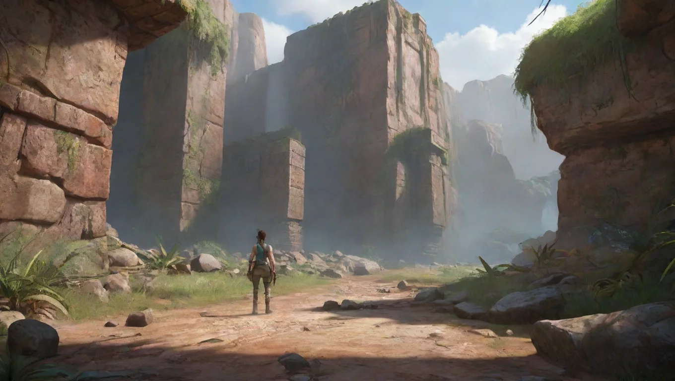 Backdrop background environment neutral colors artstation nostalgic colorful Lara Croft OG Lara Croft OG I am Lara Croft undefined