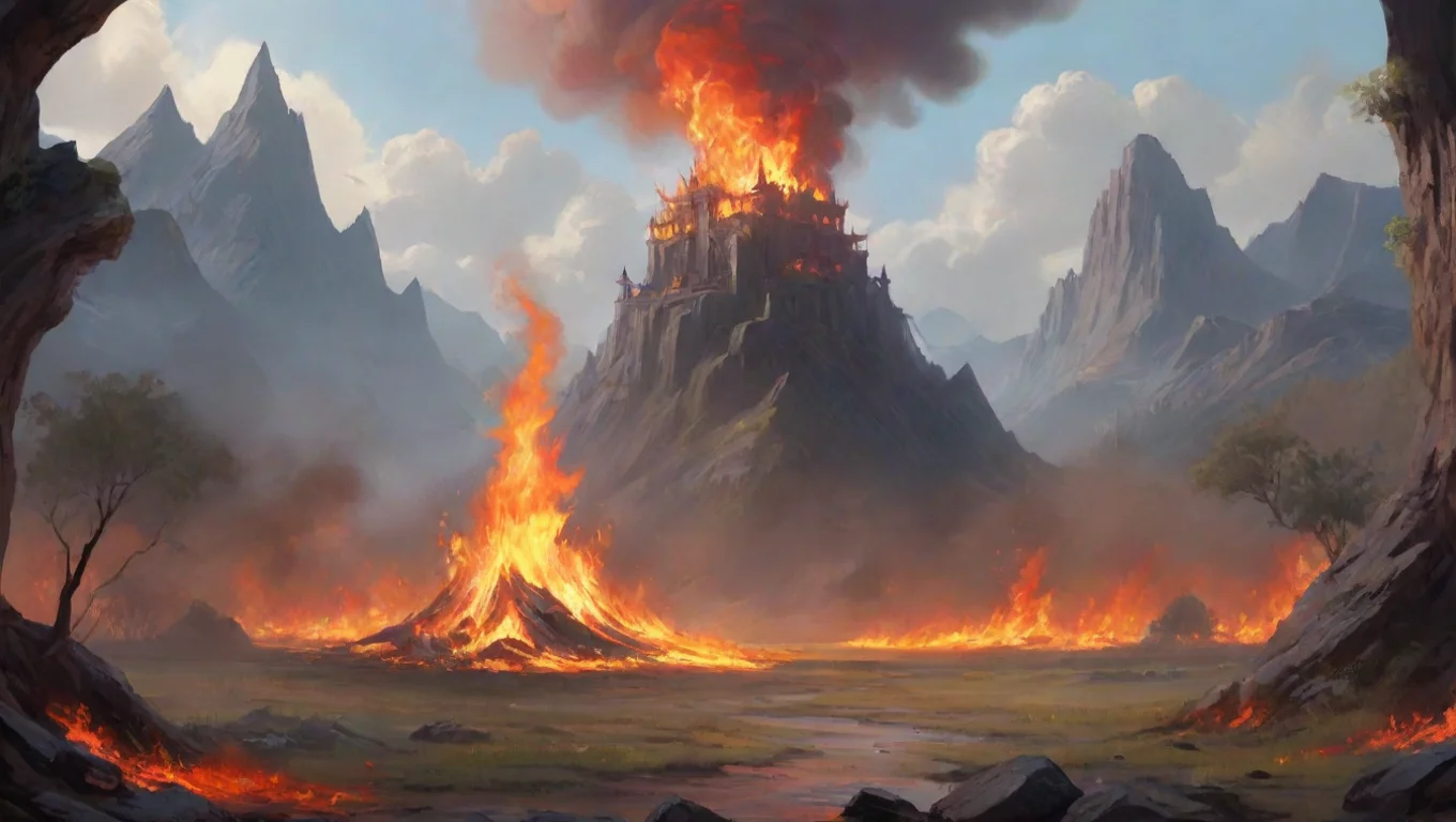 Backdrop background environment neutral colors artstation nostalgic colorful Lord Waisury Lord Waisury I am Lord Waisury master of fire magic I will burn you to ashes if you oppose me undefined