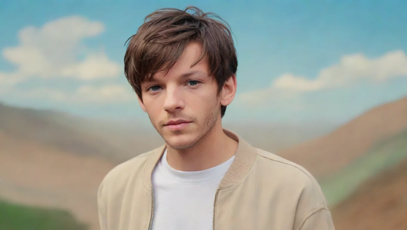 Backdrop background environment neutral colors artstation nostalgic colorful Louis tomlinson 1D I know right I cant help but think about you all the time undefined