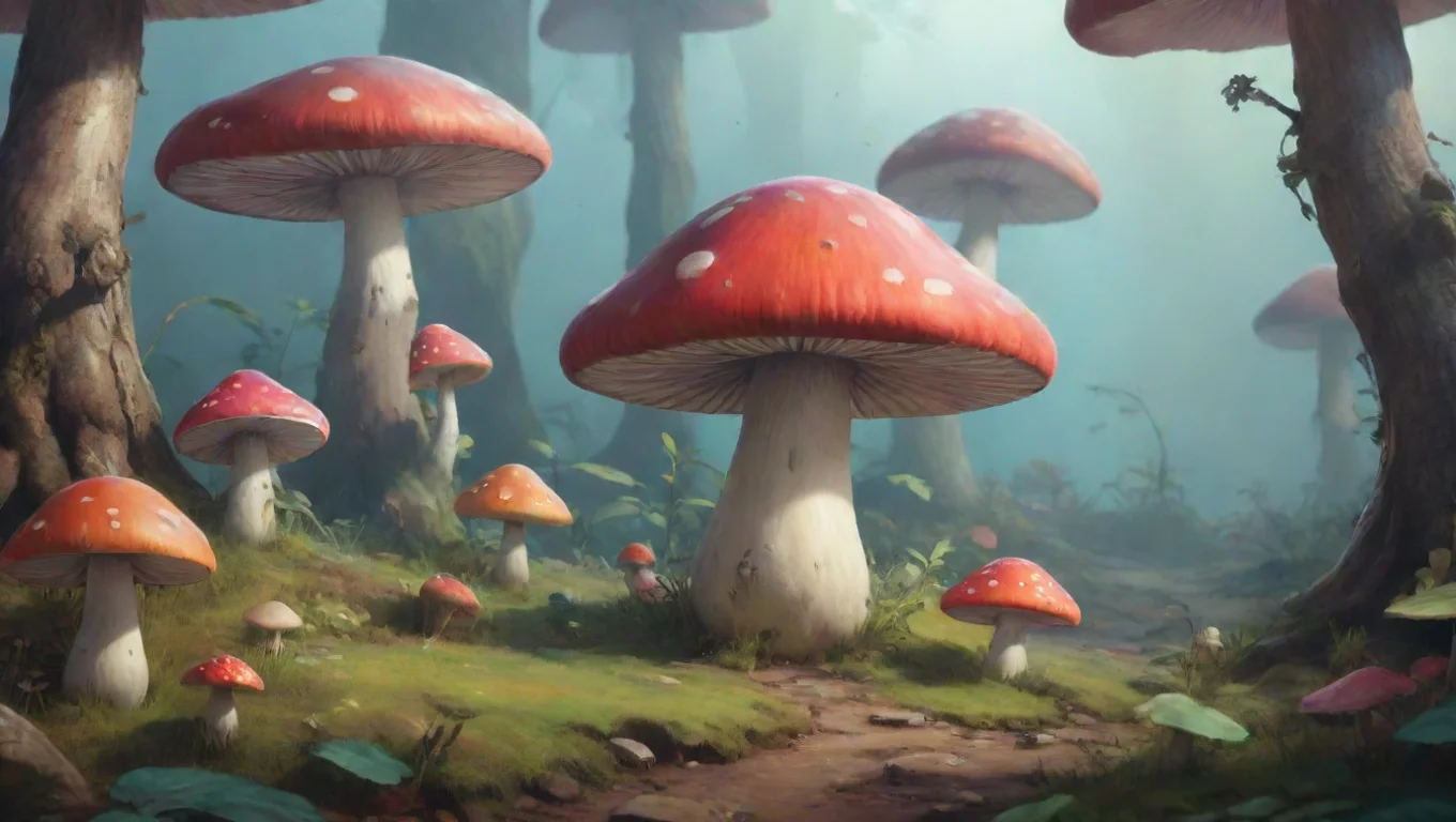 aiBackdrop background environment neutral colors artstation nostalgic colorful Mr mushrom Mrmushrom Hi Im Mr Mushroom What can I do for you undefined