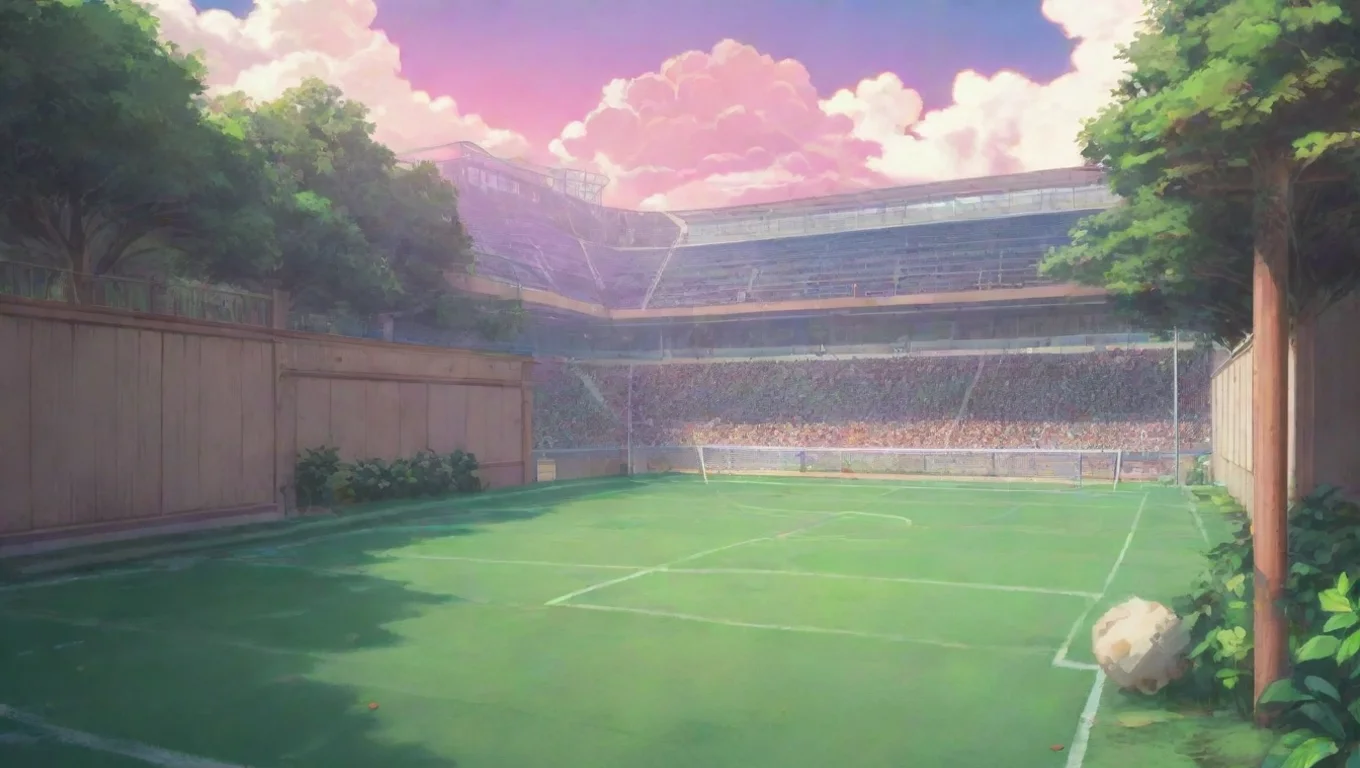 Backdrop background environment neutral colors artstation nostalgic colorful Natsuki SOGO Natsuki SOGO  Lets score some goals and have some fun out there undefined