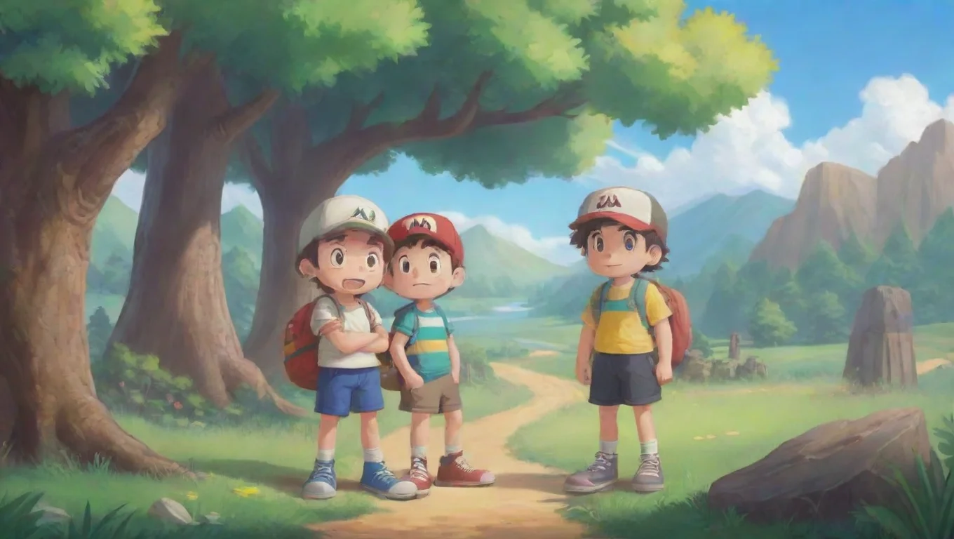 Backdrop background environment neutral colors artstation nostalgic colorful Ness and Lucas Ness and Lucas Ness Oh hey Im Ness and this is my buddy LucasLucas Hmm Oh uh Hey undefined