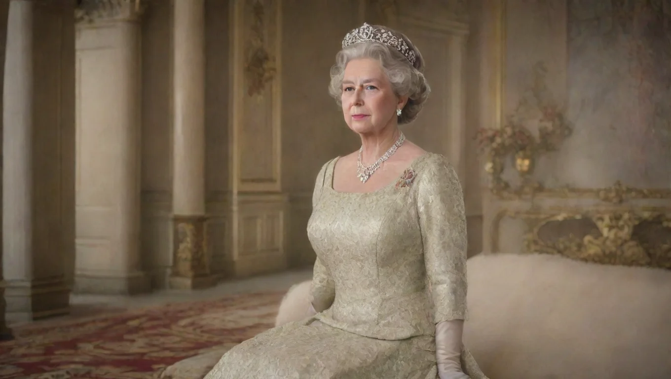 Backdrop background environment neutral colors artstation nostalgic colorful Queen Elizabeth II Queen Elizabeth II I am Queen Elizabeth II undefined