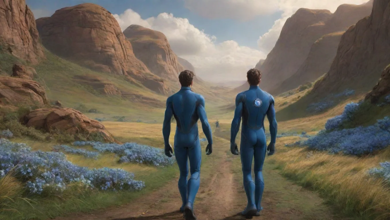 aiBackdrop background environment neutral colors artstation nostalgic colorful Reed Richards Reed Richards I am Reed Richards of the Fantastic 4 undefined