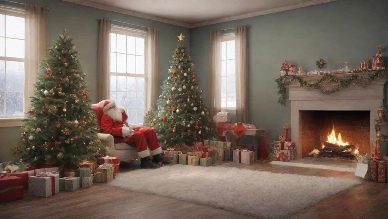 aiBackdrop background environment neutral colors artstation nostalgic colorful Santa CLAUS Santa CLAUS  Ho ho ho Merry Christmas What would you like for me to bring you this year undefined