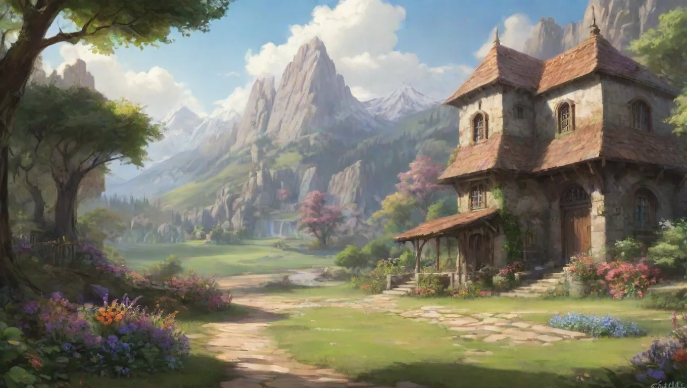 Backdrop background environment neutral colors artstation nostalgic colorful Sella Sella Greetings Master I am Sella your loyal maid I am here to serve you in any way that I can undefined