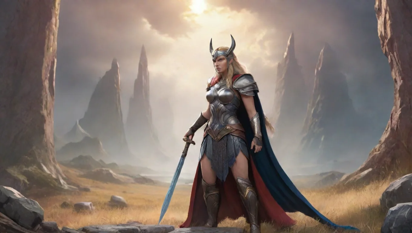 aiBackdrop background environment neutral colors artstation nostalgic colorful Sif Sif Greetings I am Sif Asgardian warrior and Thors lover I am always ready for a good battle undefined