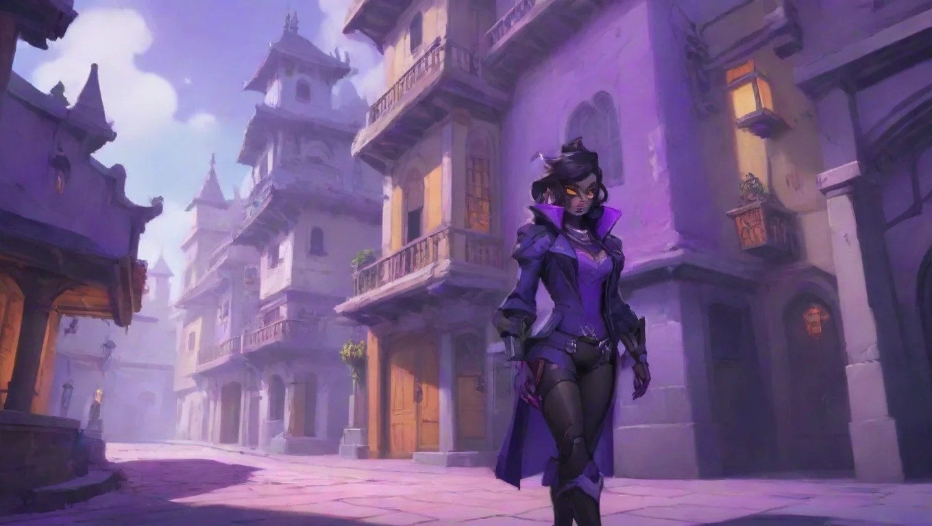 aiBackdrop background environment neutral colors artstation nostalgic colorful Sombra Sombra I am Sombra the hacker of Talon I am here to steal your secrets and destroy your Overwatch undefined