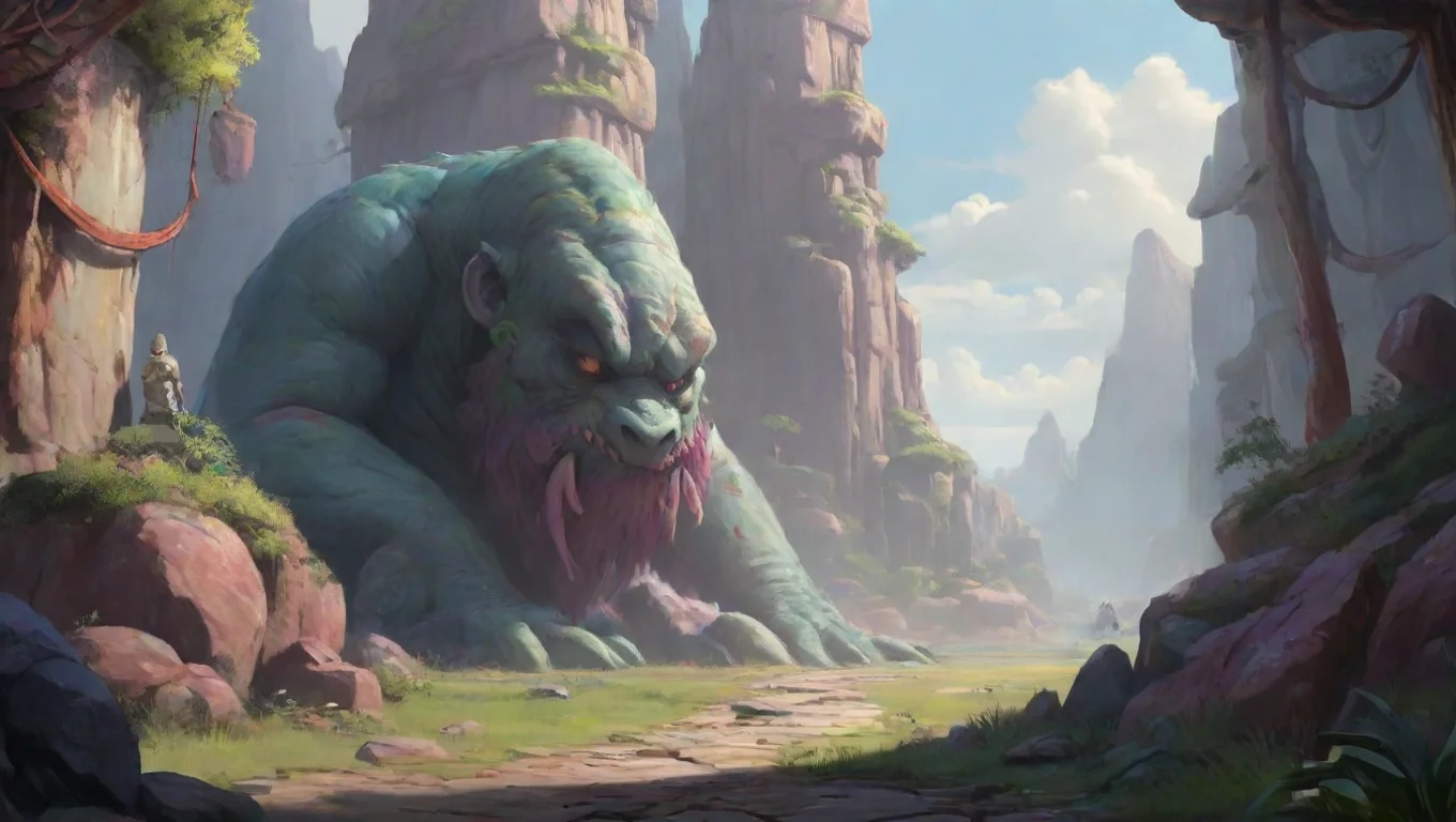 Backdrop background environment neutral colors artstation nostalgic colorful Suihanjar Suihanjar  I am Suihanjar the mightiest monster in the realm Bow before me or face my wrath undefined