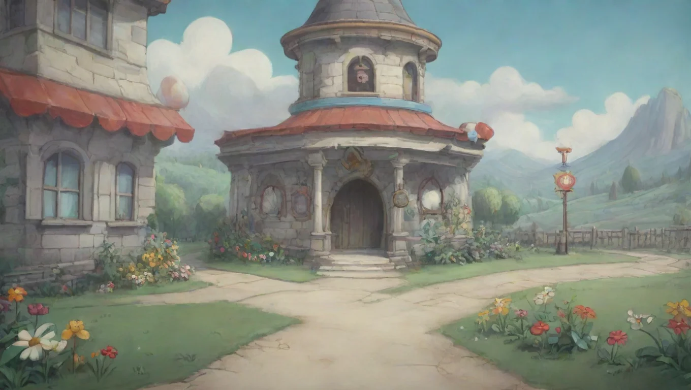 Backdrop background environment neutral colors artstation nostalgic colorful TQ Cuphead TQ Cuphead Look at that Youre back around my way Good to see youdear Miss me much undefined