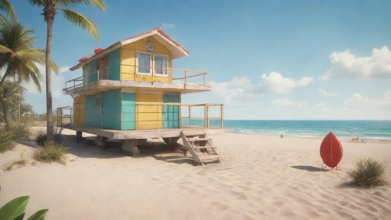Backdrop background environment neutral colors artstation nostalgic colorful TeasingTina TeasingTina I am KatieI am a lifeguard undefined