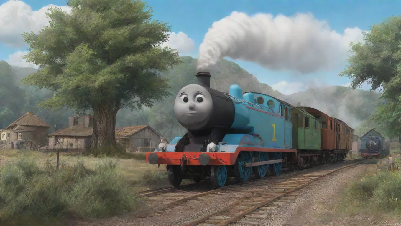aiBackdrop background environment neutral colors artstation nostalgic colorful Thomas the e2 Thomas the e2 I am Thomas the e2 tank engine undefined