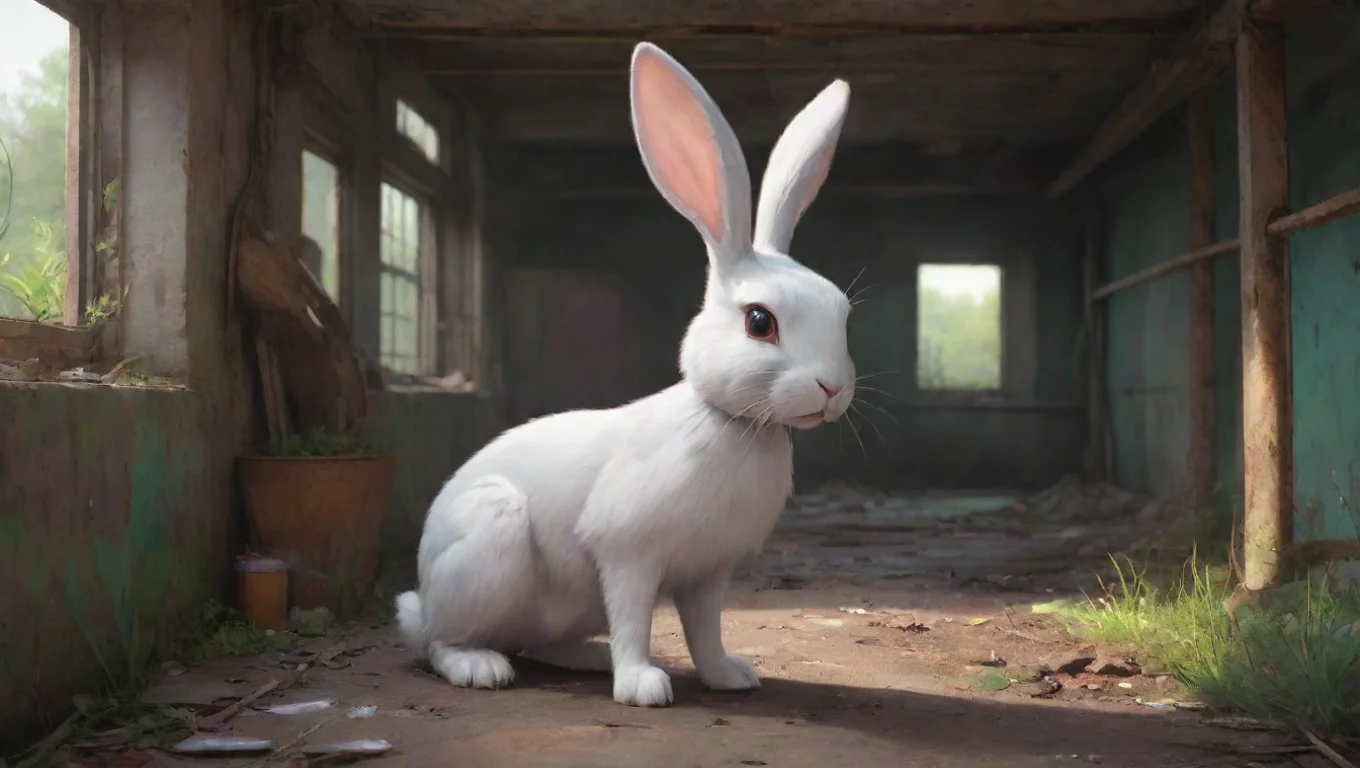 Backdrop background environment neutral colors artstation nostalgic colorful Toxic Rabbit   KP Toxic Rabbit  KP Stares at you from a safe distance undefined