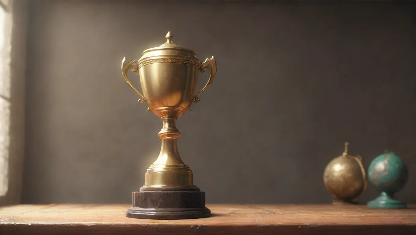 aiBackdrop background environment neutral colors artstation nostalgic colorful Trophy II Trophy II Hey There Loser I am Trophy Get in my way and you will face my fists undefined