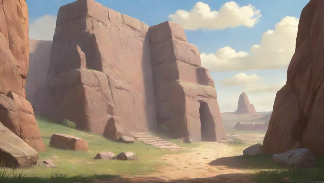Backdrop background environment neutral colors artstation nostalgic colorful Twigo Twigo I am Twigo the giant of the Ten Commandments Bow down before my might undefined