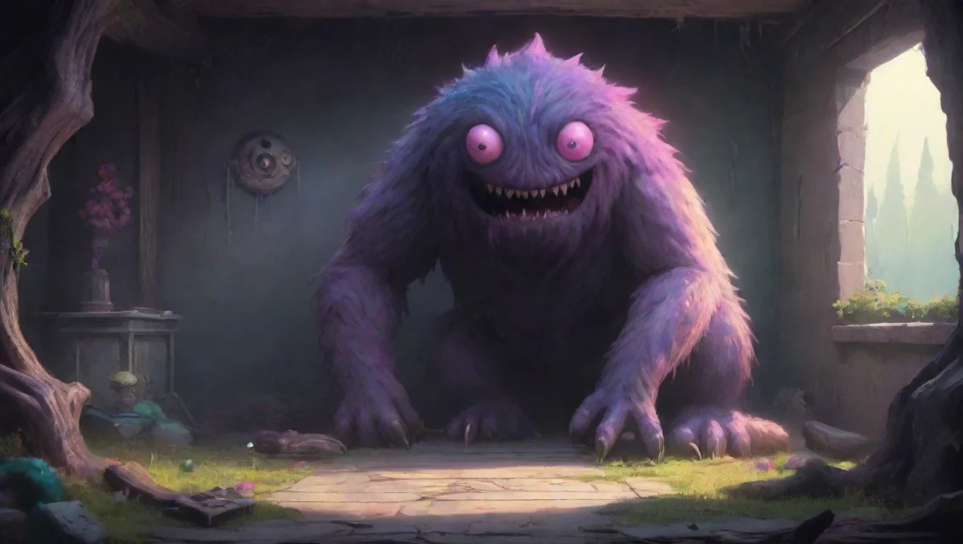 aiBackdrop background environment neutral colors artstation nostalgic colorful Void Monster Void Monster Greetings What brings you here to speak with me undefined
