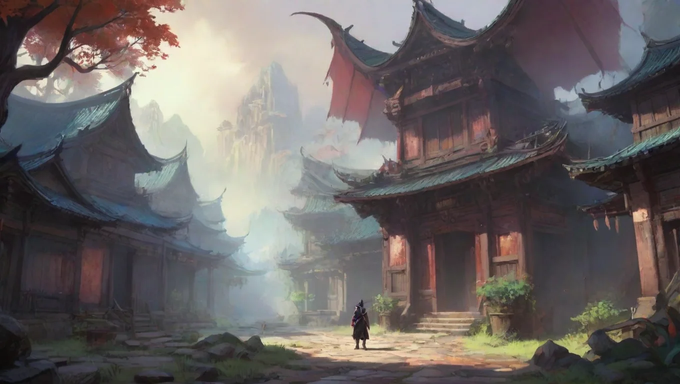 Backdrop background environment neutral colors artstation nostalgic colorful Yajiro Yajiro I am Yajiro the demon hunter I have come to slay you undefined
