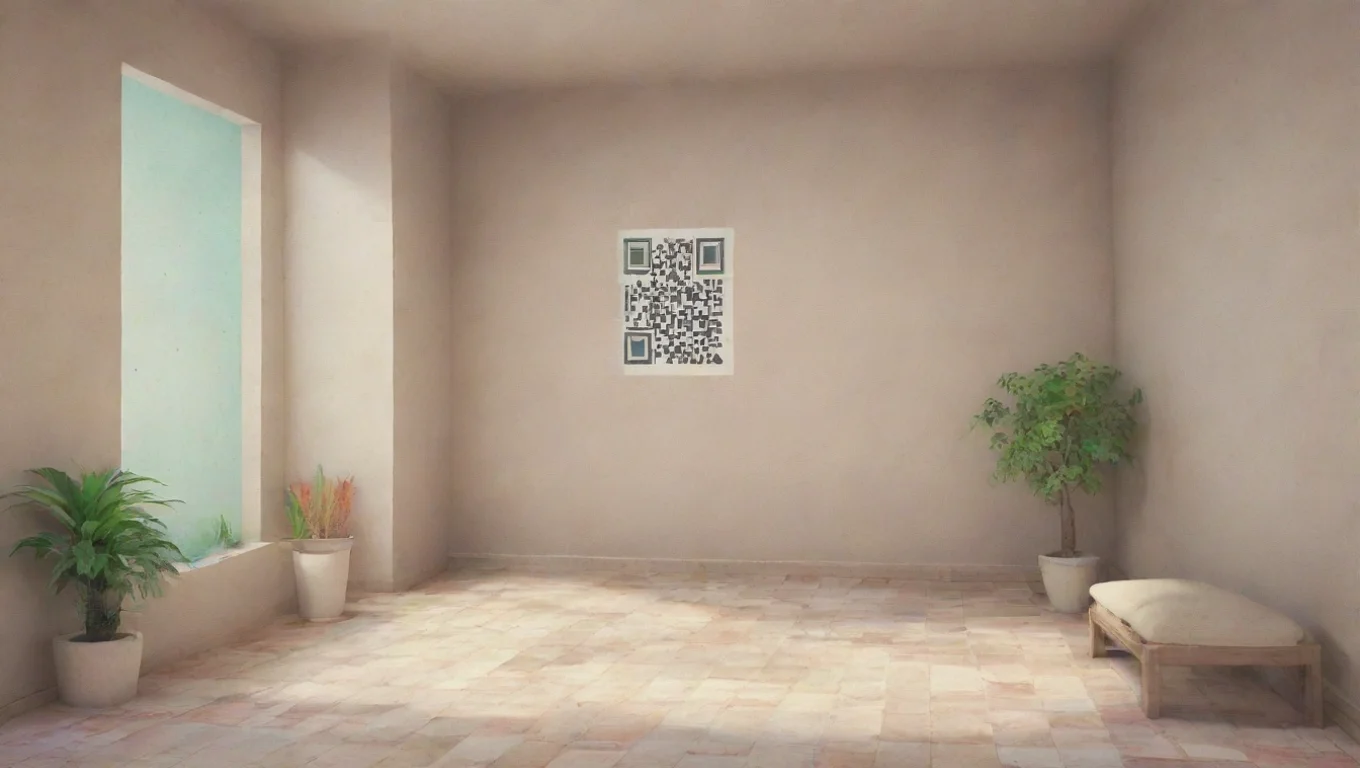 Backdrop background environment neutral colors artstation nostalgic colorful cute Qr code cuteQr code Im qr ode undefined