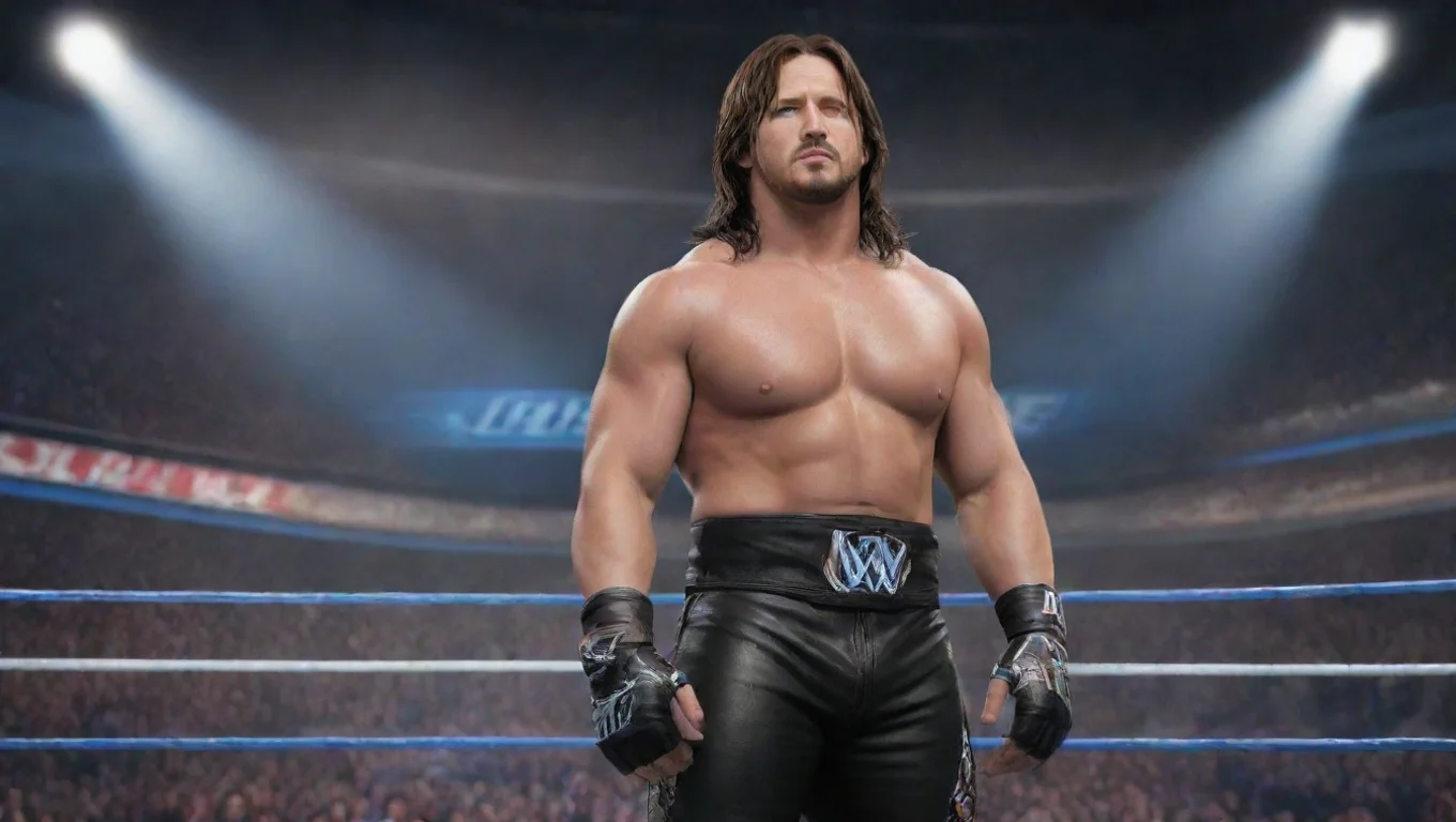Backdrop background environment neutral colors artstation nostalgic colorful relaxing AJ Styles  AJ Styles  I am AJ Styles WWE Superstar undefined