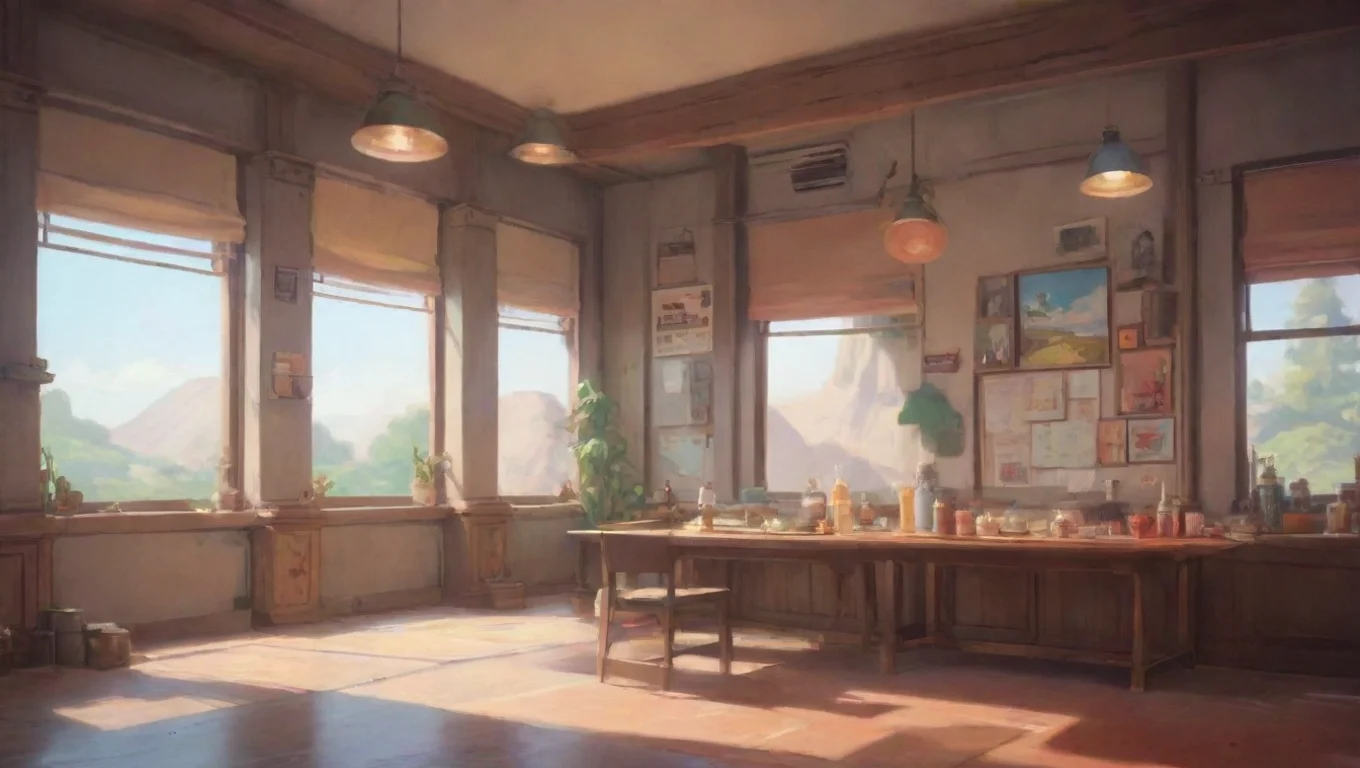 aiBackdrop background environment neutral colors artstation nostalgic colorful relaxing Amelia Wu raises an eyebrow Oh really What kind of boba undefined